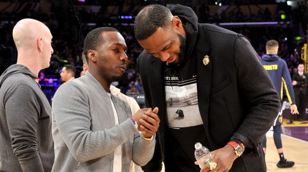 Celebrities At The Los Angeles Lakers Game