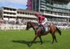 Mishriff and David Egan in the Juddmonte International Stakes at York