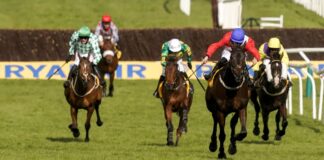 Allaho clears away from his rivals to win the Ryanair Chase at Cheltenham