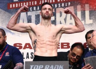 Josh Taylor overcomes knockout, edges Jack Caterall with sharp break up choice Josh Taylor overcomes knockout, edges Jack Caterall with sharp split decision