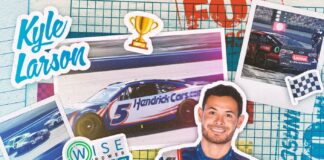 Kyle Larson wins again, Tyler Riddick disappoints at Fontana

