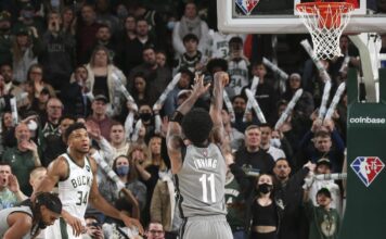 Kyrie Irving, 38, season excessive, leads Nets to massive win over Bucks in Milwaukee, 126-123 Kyrie Irving, 38, season high, leads Nets to big win over Bucks in Milwaukee, 126-123