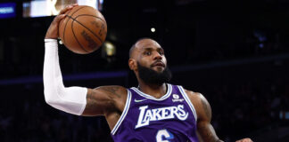 LeBron James says he sees himself with the Lakers 'as long as I can play'

