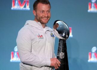 Report says Rams coach Sean McVeigh will stay in Los Angeles in a bid to win his second Tremendous Bowl Report says Rams coach Sean McVeigh will remain in Los Angeles in a bid to win his second Super Bowl