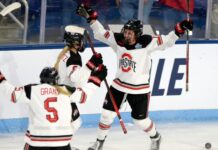 1 Ohio Avenue, UMD meets within the Frozen 4 Remaining 1 Ohio Street, UMD meets in the Frozen Four Final