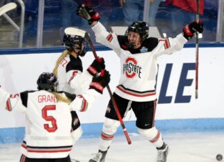 1 Ohio Avenue, UMD meets within the Frozen 4 Remaining 1 Ohio Street, UMD meets in the Frozen Four Final