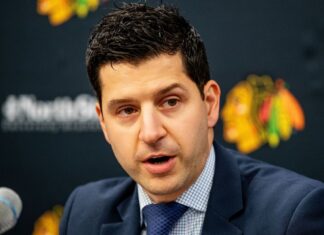 Blackhawks have briefly appointed Davidson because the crew’s common supervisor Blackhawks have temporarily appointed Davidson as the team's general manager