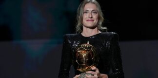 Alexia Putillas was chosen as the best female footballer