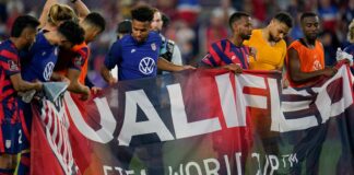 Canada qualifies for the World Cup | The USA shouldn’t be there but… USA players celebrate after a FIFA World Cup qualifying match against Panama (AP)