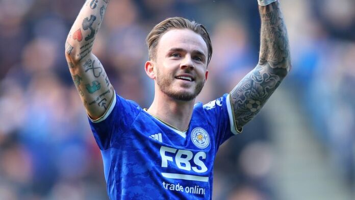 James Madison celebrates his goal