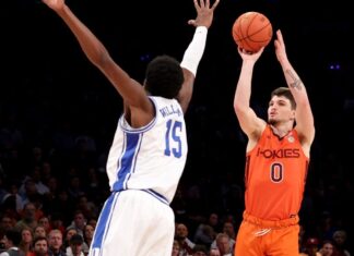 Cattoor, Hokies get sizzling in time to win the bid Cattoor, Hokies get hot in time to win the bid