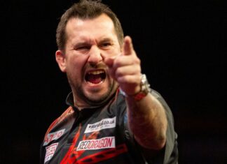 Clayton tops PL Darts with Birmingham win Clayton tops PL Darts with Birmingham win