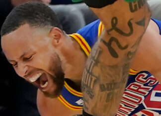 Curry awaits MRI outcomes on harm | Kerr: It was a harmful play Golden State Warriors guard Stephen Curry was injured in Wednesday's loss to the Boston Celtics (AP)