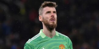 De Gea suspected due to Covid-19 testing issue

