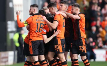 Dundee Utd and Hearts share the loot at Tannadice Dundee United