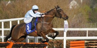 Rachael Blackmore riding Honeysuckle to victory