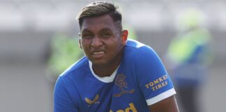 Rangers' Alfredo Morelos left international duty early due to a thigh injury