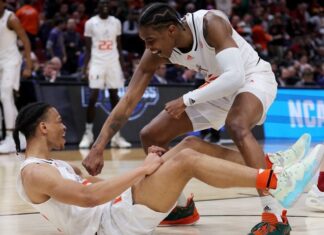 Quantity 10 Miami dances the primary Elite Eight in class Number 10 Miami dances the first Elite Eight in school