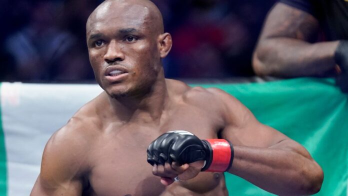 Osman-McGregor-is-a-power-stalker-Everyone-will-call.jpg Kamaru Usman before fighting against Colby Covington in a welterweight mixed martial arts championship bout at UFC 268, Sunday, Nov. 7, 2023, in New York. (AP Photo/Corey Sipkin)