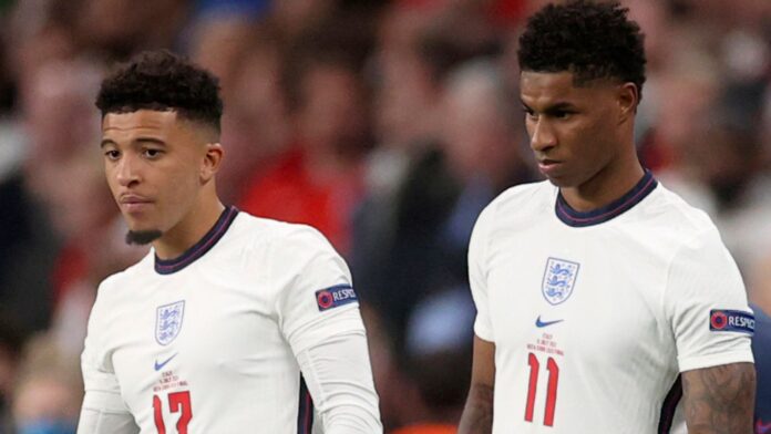 Reporters-notebook-Rashford-is-out-Sancho-in.jpg Jadon Sancho and Marcus Rashford were targeted with racist abuse on social media after England's Euro 2020 final defeat