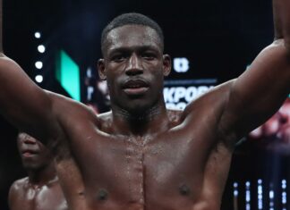Ryakborh faces Friday within the face of the cruiser weight in London BOXXER CHANPIONSHIP BOXING.WEMBLEY ARENA.PIC;LAWRENCE LUSTIG.WBC SILVER CRUISERWEIGHT CHAMPIONSHIP.RICHARD RIAKPORHE v OLANREWAJU DURODOLA