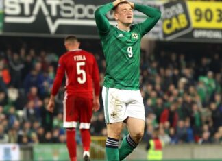 Sly punishes foul to offer Hungary victory over Northern Eire Northern Ireland, Shane Lavery, loses a missed opportunity against Hungary