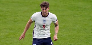 John Stones playing for England