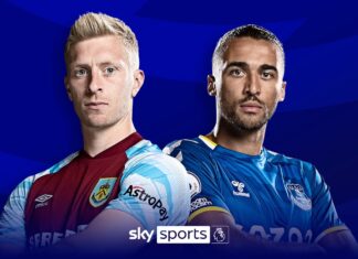 The Burnley vs Everton match might be broadcast dwell subsequent Wednesday Burnley vs Everton will be live on Sky Sports