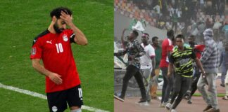  The Egyptian Football Association accuses Senegal fans of racism and attack on a bus |  Nigeria fans storm the stadium

