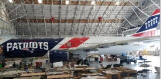 The Patriots allowed Divine Providence to use the team plane in the game

