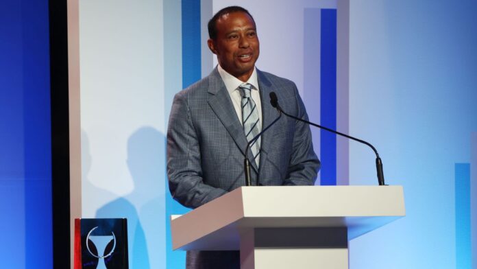 Tiger-celebrates-the-road-to-HOF-in-an-induction-speech.jpg Tiger celebrates the road to HOF in an induction speech