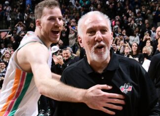 Tottenham coach Popovic breaks file San Antonio Spurs congratulate head coach Gregg Popovich for winning his 1,336th game