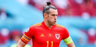 Wales' Gareth Bale during the UEFA Euro 2020 round of 16 match held at the Johan Cruijff ArenA