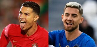 Cristiano Ronaldo and Jorginho