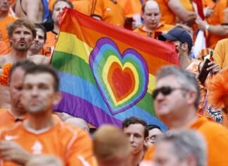 Restroom chief warns followers rainbow flags take away face Restroom leader warns fans rainbow flags remove face