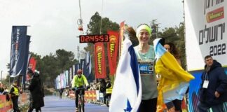 Valentina Veritska fled Ukraine and won the marathon a month later

