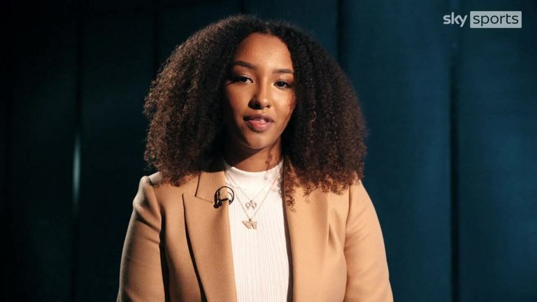 Naomi Schiff, former W Series Driver and Ambassador for Diversity and Inclusion, joins Team Sky F1, as she co-hosts a presentation 