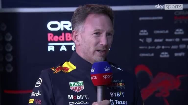 Christian Horner says Ferrari was very quick on the first day of training in Bahrain and it's great to see them get back into the action again.