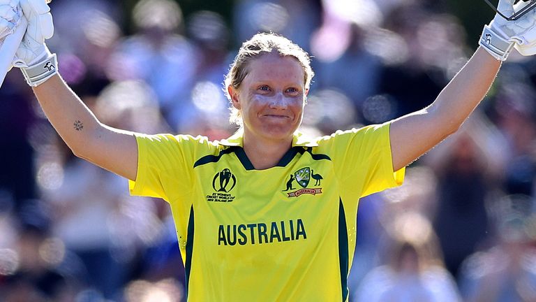 Alyssa Healey scored the 170th highest score in the World Cup Final