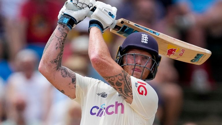 Ben Stokes scored a illustrious century as England declared 507-9 against the West Indies in the second Test