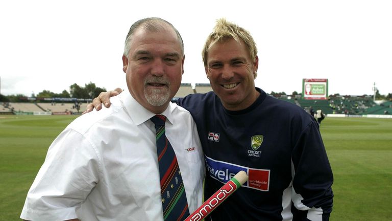 Former England captain Mike Gatting recalls the brilliant rendition dubbed 'the ball of the century' as the wicket fell to Warren at Old Trafford in 1993.