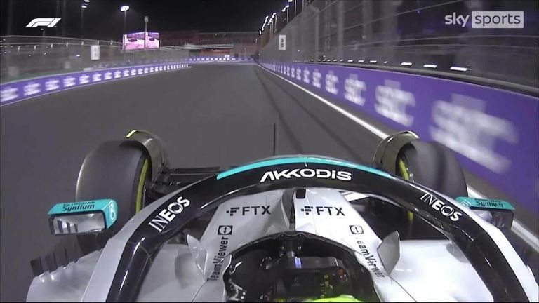 Mercedes driver Lewis Hamilton finished the Saudi Arabian Grand Prix in 10th place and wondered if he would even get a point with race engineer Peter Bonnington.