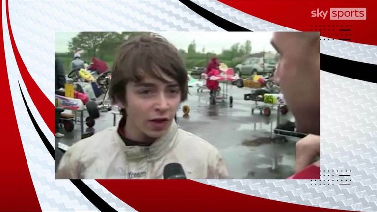 Youngsters Max Verstappen and Charles Leclerc argue during their karting days, with the pair now posing one of the biggest rivalries during the current Formula One season.
