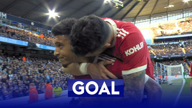 Manchester City - Manchester United - Sancho goal