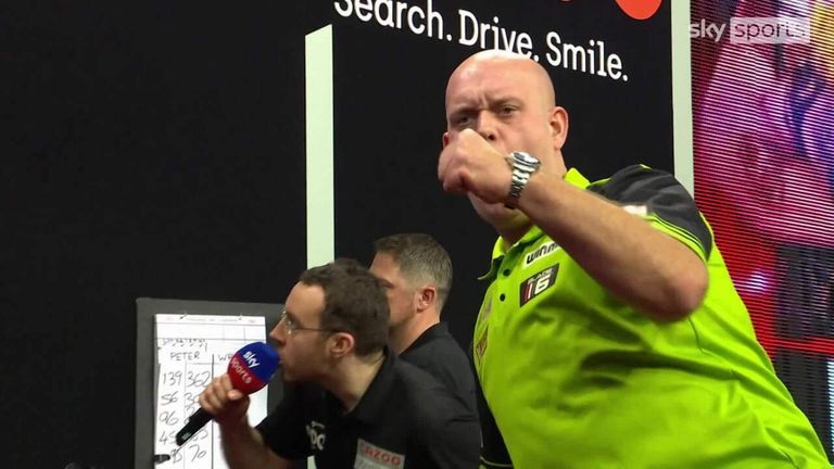 Van Jeroen broke Wright with this imposing exit of 134 in the final