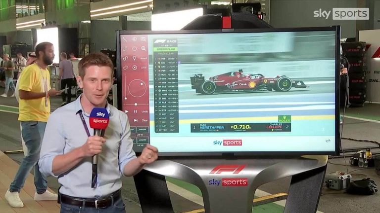 Anthony Davidson is on SkyPad analyzing the exciting battle between Max Verstappen and Charles Leclerc at the Grand Prix of Saudi Arabia.