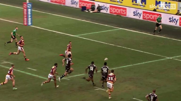 The best action from the Super League match between Hull FC and Huddersfield Giants.