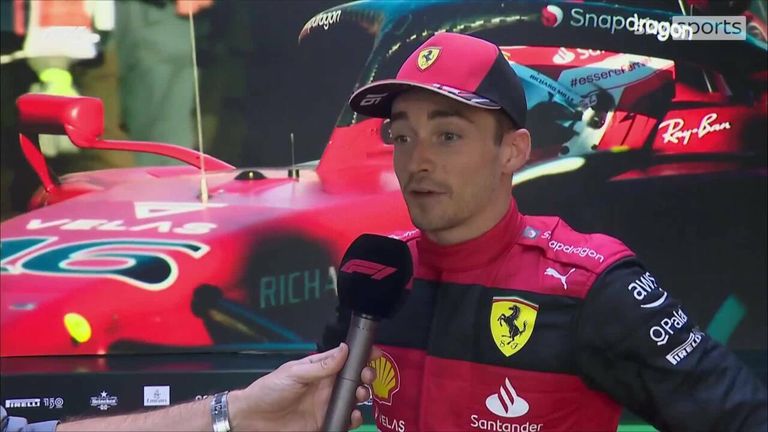 Charles Leclerc, Sergio Perez and George Russell finished in the top three at the Australian Grand Prix.