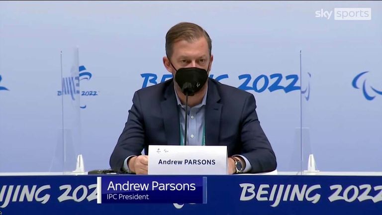Andrew Parsons, president of the IPC, confirmed that Russian and Belarusian athletes were barred from participating in the 2023 Paralympic Games after they reversed their decision following a protest from other competing nations.