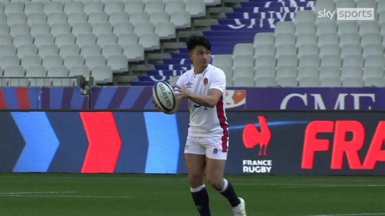 England is training in Paris before the match against France, on Saturday, against France